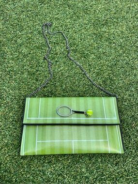 Kent Stetson “Tennis – Grass Court” Clutch Bag